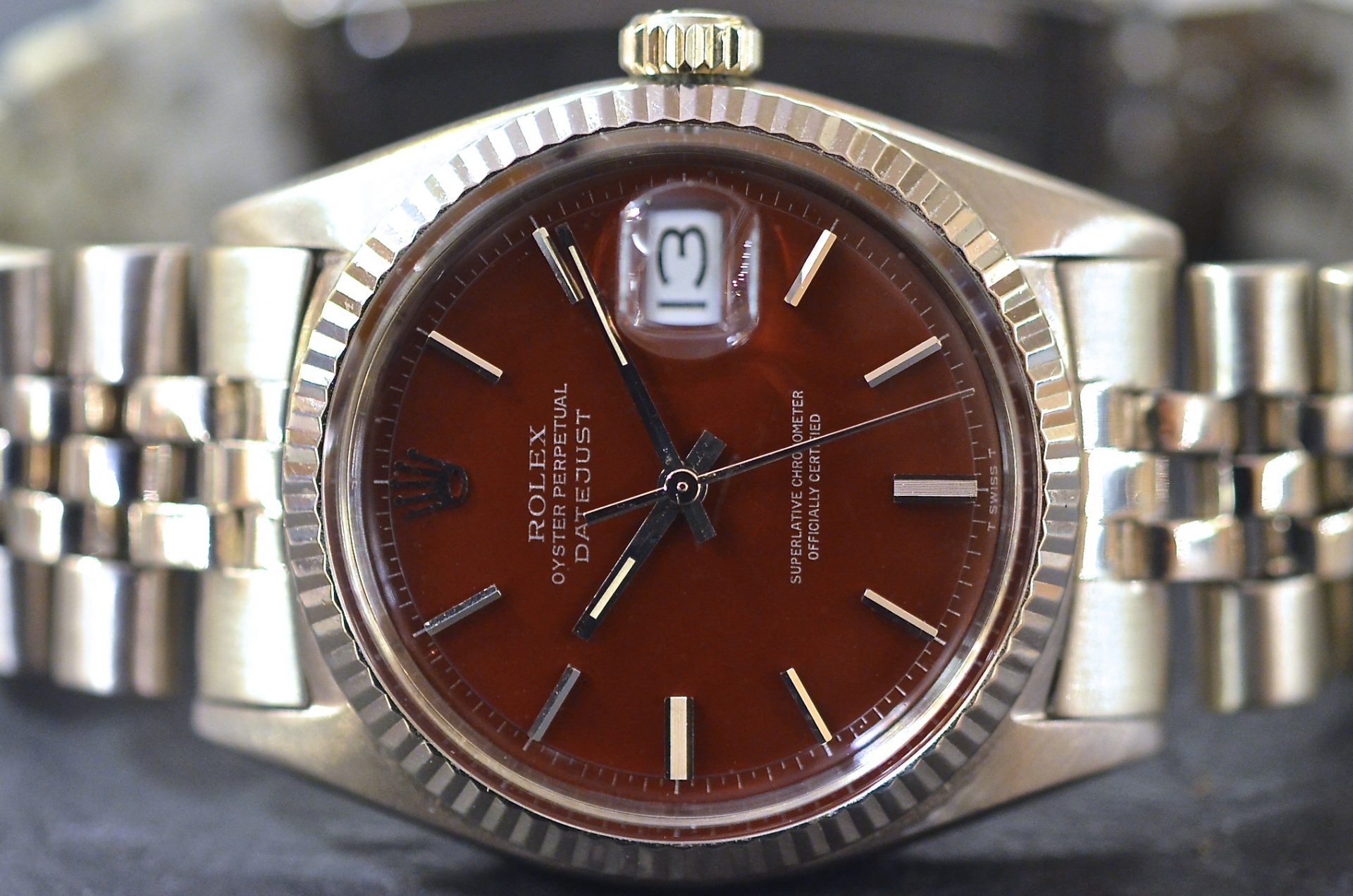 rolex datejust stella dial