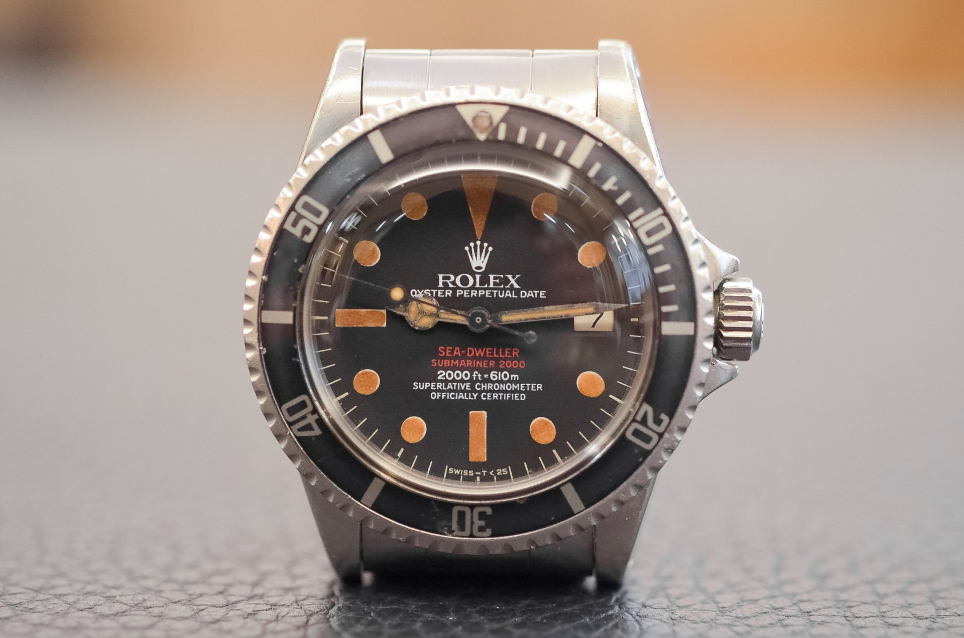 Rolex Sea Dweller ref. 1665 DRSD Doppia Scritta Rossa con Patina in Acciaio  | Tempus Orologi
