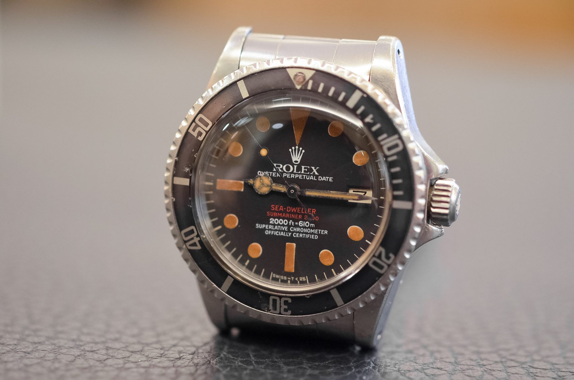 Rolex Sea Dweller ref. 1665 DRSD Doppia Scritta Rossa con Patina in Acciaio  | Tempus Orologi