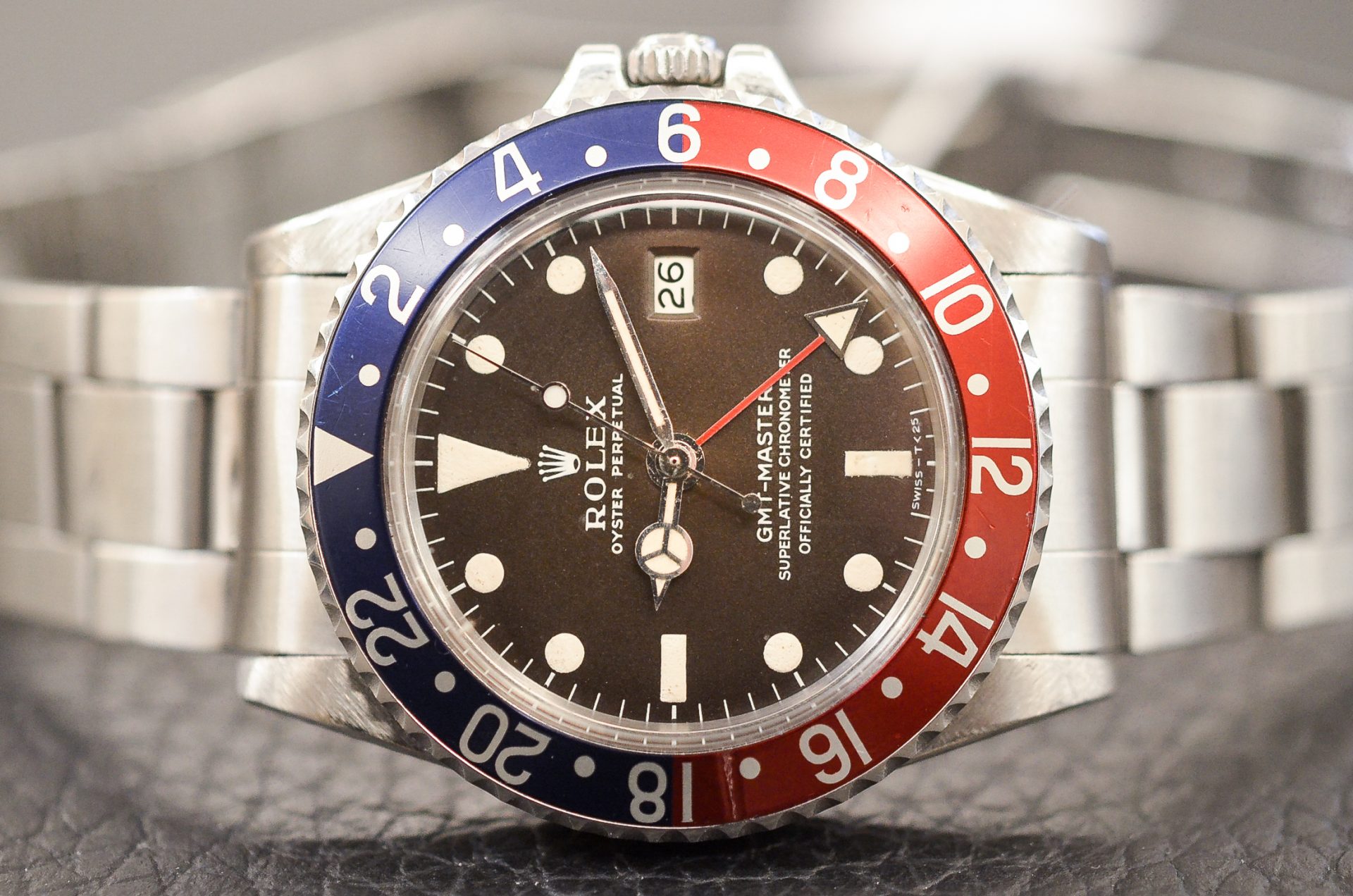 Rolex GMT Master ref. 1675 Long E Marrone in Acciaio | Tempus Orologi