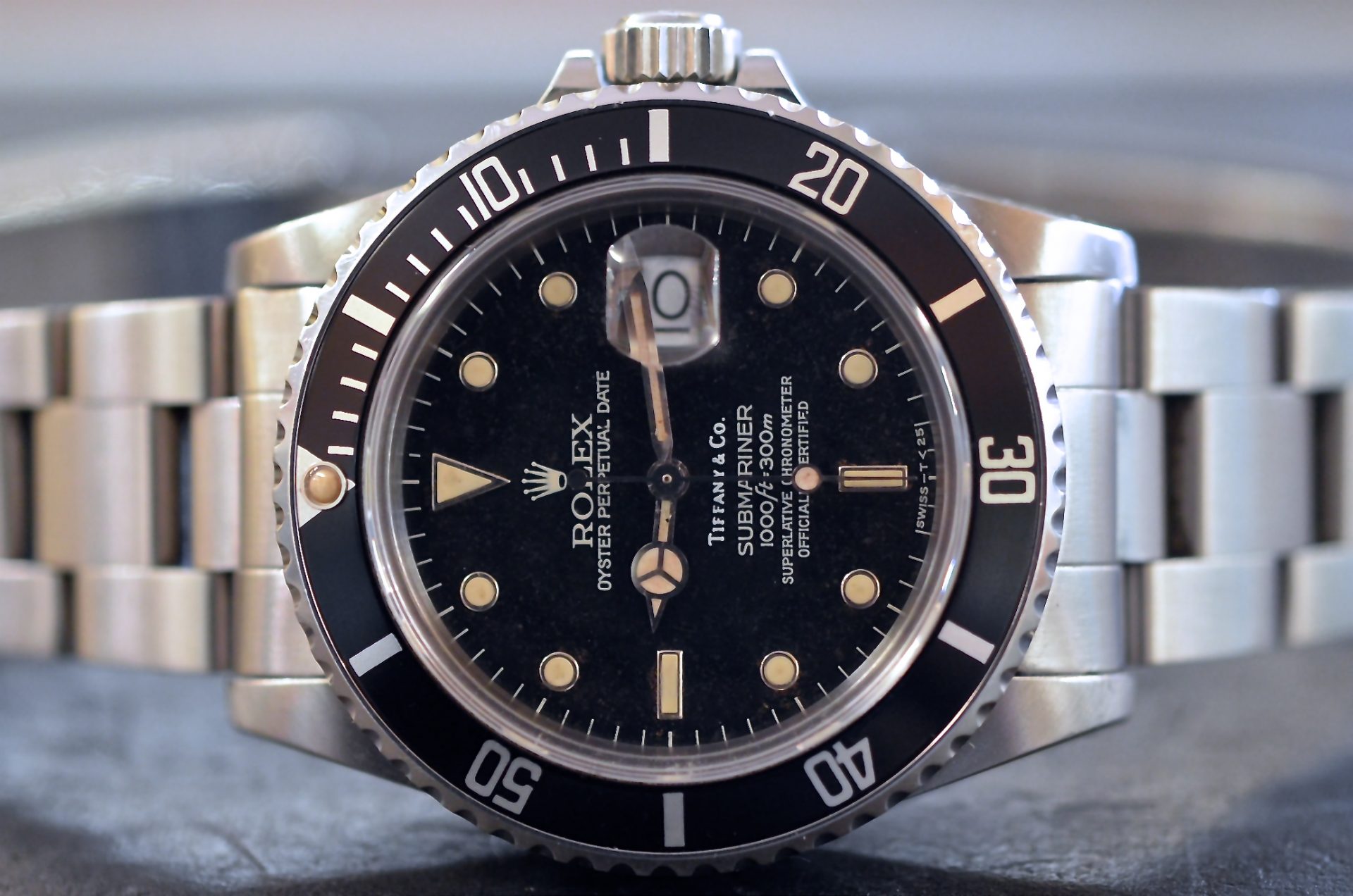 Rolex Submariner ref. 16800 Tiffany in Acciaio | Tempus Orologi