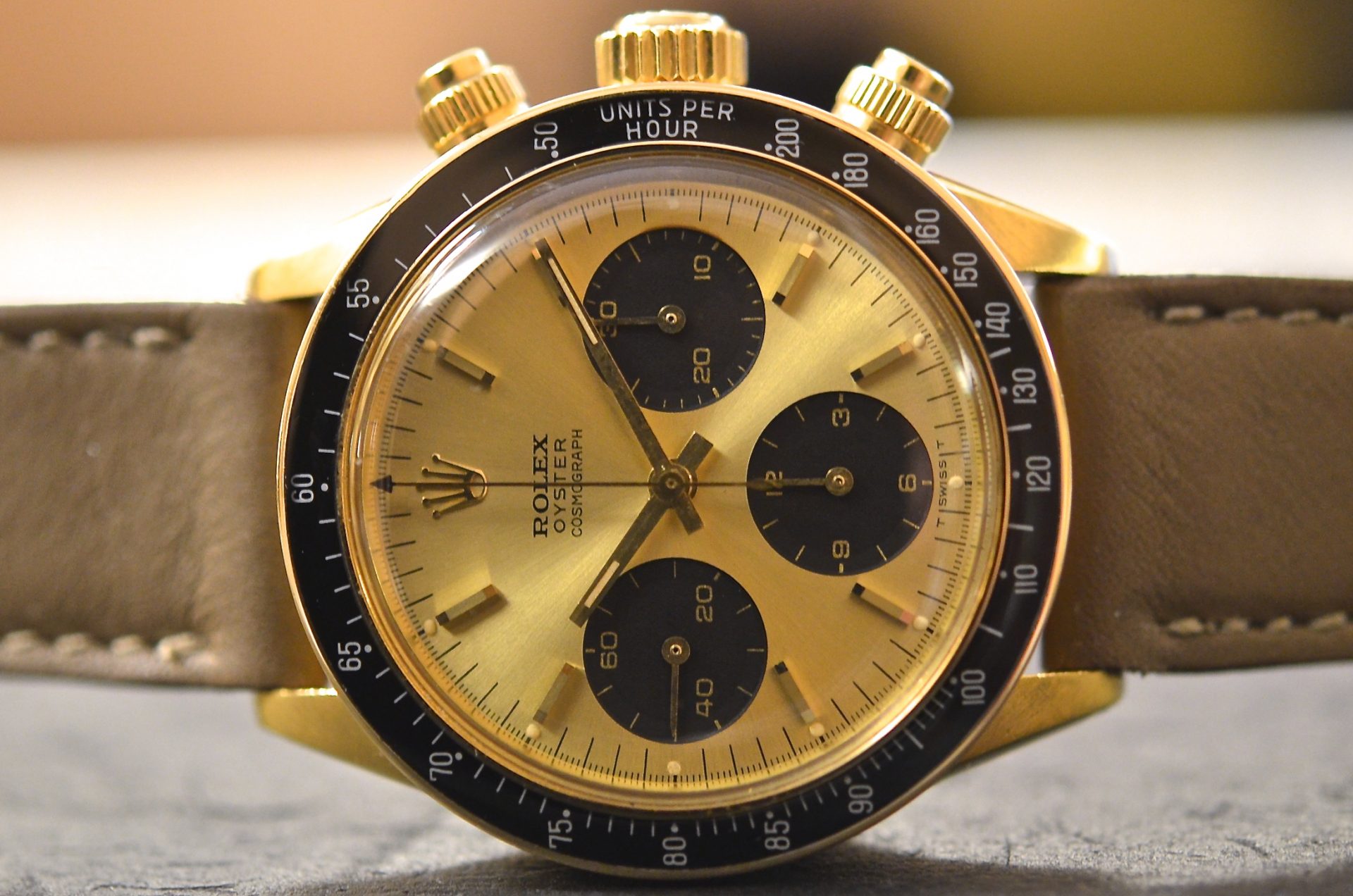 Rolex Daytona ref. 6263 Prima Serie Tre Scritte in Oro Giallo 18k | Tempus  Orologi
