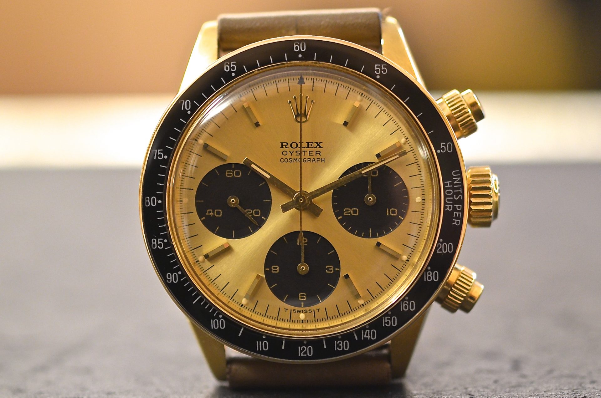 Rolex Daytona ref. 6263 Prima Serie Tre Scritte in Oro Giallo 18k | Tempus  Orologi