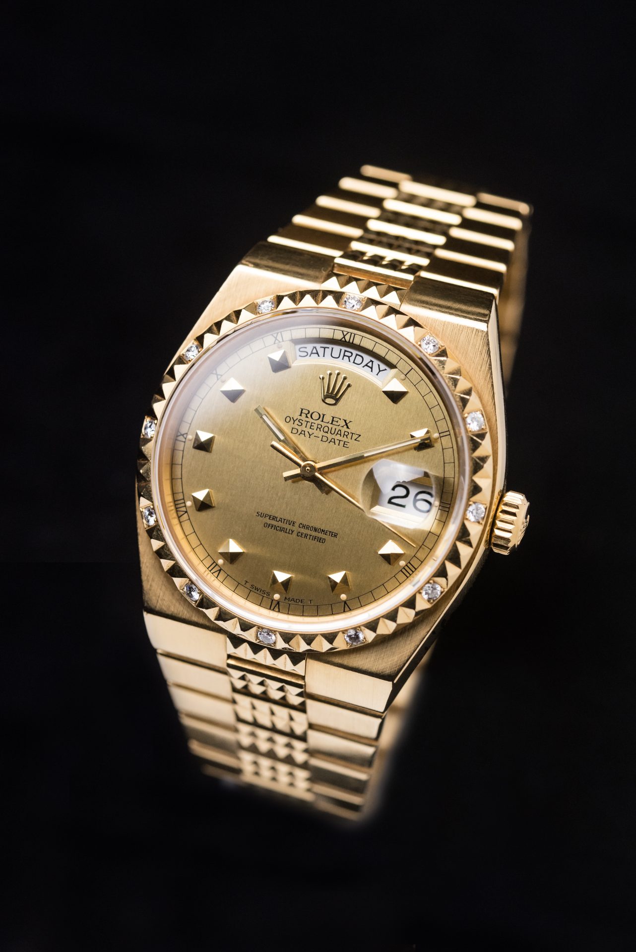 Rolex Day Date Quartz ref. 19038 Egyptian Pyramid in Oro Giallo 18k |  Tempus Orologi