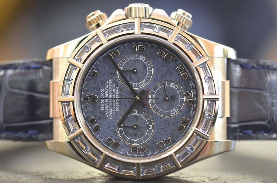 Rolex Rolex Daytona ref. 116589 Sodalite Ghiera Baguette in Zaffiri in ...
